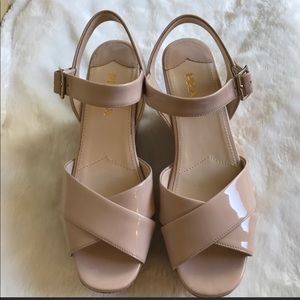 Authentic PRADA cork wedge sandals 👡